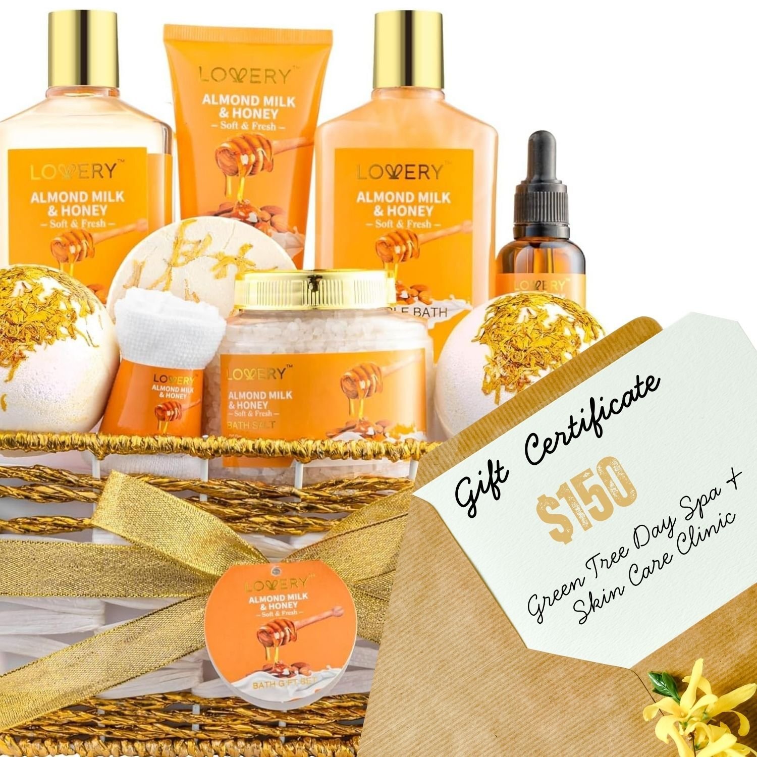 INVEST Auction Graphic - Spa Day Basket with Gift Card